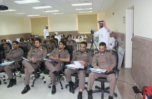 Jamoum Department of Chemistry Holds (How to Deal with Chemical Substances) Course for Civil Defense Officers